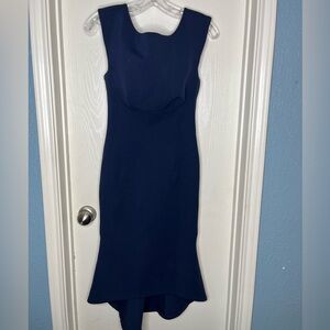 Tracy Reese Navy Blue Scuba Sleeveless Dress 6